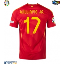 Moški Nogometni dresi Španija Nico Williams #17 Domači EP 2024 Kratek Rokav